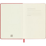 Notes MOLESKINE Classic M, 11,5x18 cm, w linie, twarda oprawa, scarlet red, 208 stron, czerwony