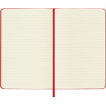 Notes MOLESKINE Classic M, 11,5x18 cm, w linie, twarda oprawa, scarlet red, 208 stron, czerwony