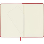 Notes MOLESKINE Classic M, 11,5x18 cm, w linie, twarda oprawa, scarlet red, 208 stron, czerwony