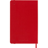 Notes MOLESKINE Classic M, 11,5x18 cm, gładki, twarda oprawa, scarlet red, 208 stron, czerwony