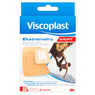 Plaster ekstremalny VISCOPLAST, 8szt.