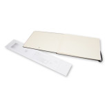 Album MOLESKINE Watercolor A4 (21x29,7cm), otwierany w poziomie, twarda oprawa, 60 stron, czarny