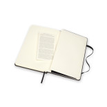 Notes MOLESKINE Classic edycja limitowana, twarda oprawa skórzana L (13x21 cm) w linie, czarny