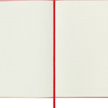 Notes MOLESKINE Classic L (13x21 cm) w kropki, twarda oprawa, scarlet red, 240 stron, czerwony