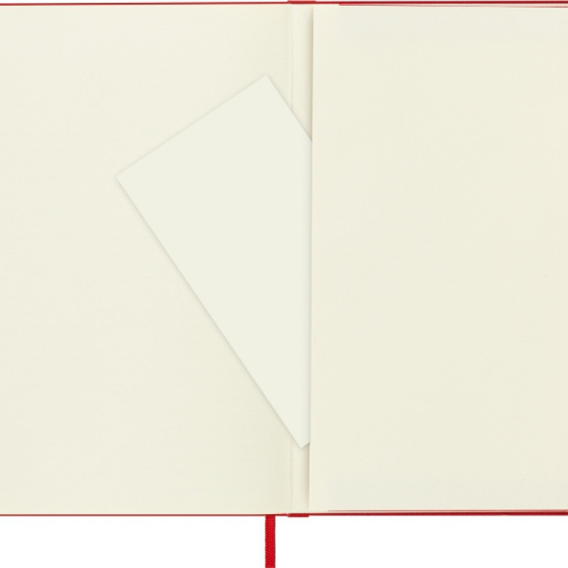 Notes MOLESKINE Classic L (13x21 cm) w kropki, twarda oprawa, scarlet red, 240 stron, czerwony