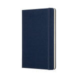 Notes MOLESKINE Classic L (13x21 cm) w kropki, twarda oprawa, sapphire blue, 240 stron, niebieski