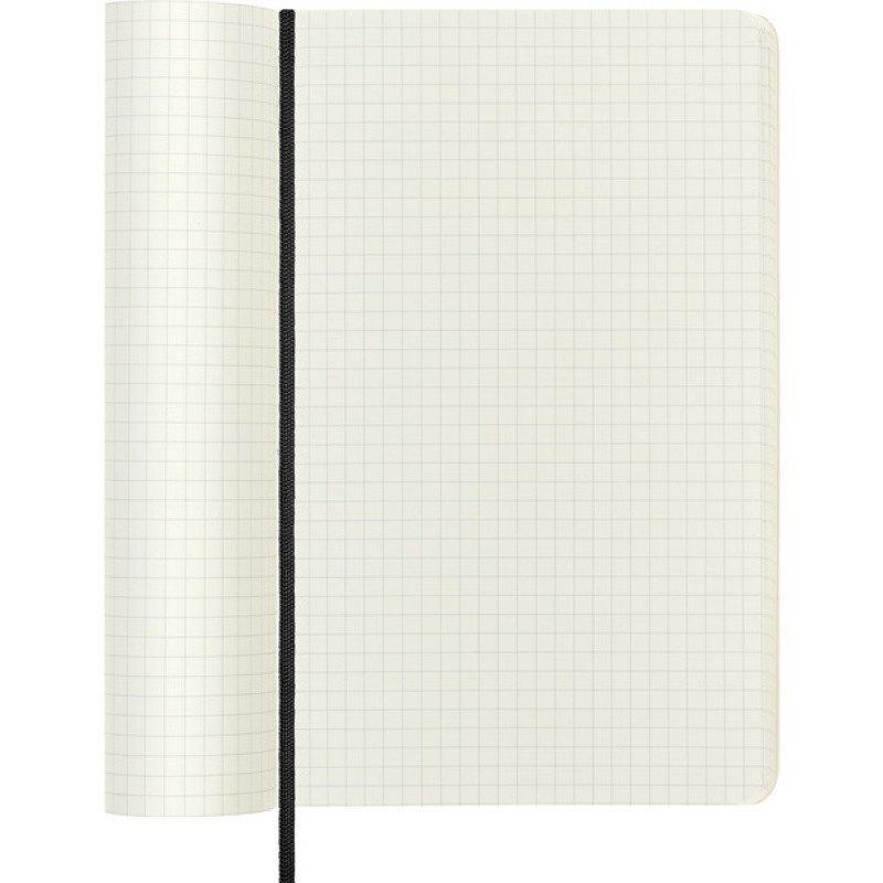 Notes MOLESKINE Classic L (13x21cm) w kratkę, miękka oprawa, 192 strony, czarny