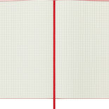 Notes MOLESKINE Classic L (13x21cm) w kratkę, twarda oprawa, 240 stron, czerwony