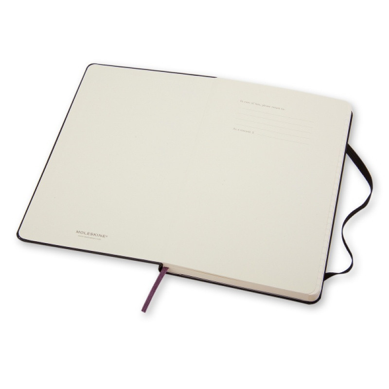 Notes MOLESKINE Classic L (13x21cm) w linie, twarda oprawa, 240 stron, czarny