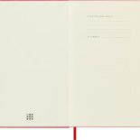 Notes MOLESKINE Classic L (13x21cm) w linie, twarda oprawa, 240 stron, czerwony