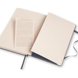 Notes MOLESKINE Classic L (13x21cm) w linie, twarda oprawa, sapphire blue, 240 stron, niebieski