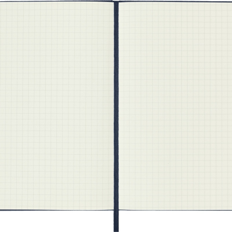 Notes MOLESKINE Classic M (11,5x18 cm) w kratkę, twarda oprawa, sapphire blue, 208 stron, niebieski