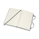 Notes MOLESKINE Classic M (11,5x18 cm) w kratkę, twarda oprawa, sapphire blue, 208 stron, niebieski