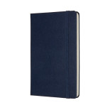 Notes MOLESKINE Classic M (11,5x18 cm) w kropki, twarda oprawa, sapphire blue, 208 stron, niebieski