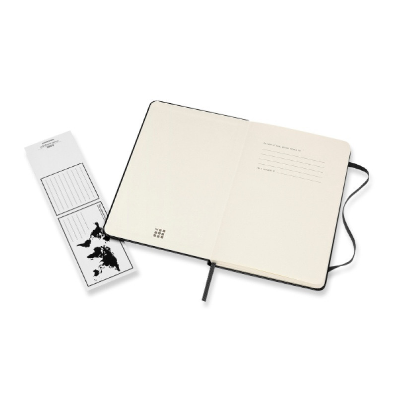 Notes MOLESKINE Classic M (11,5x18 cm) w linie, twarda oprawa, 208 stron, czarny