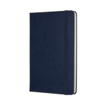 Notes MOLESKINE Classic M (11,5x18 cm) w linie, twarda oprawa, sapphire blue, 208 stron, niebieski