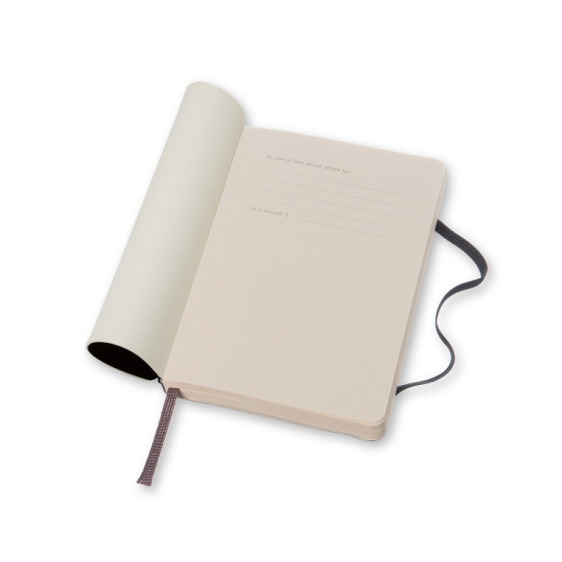 Notes MOLESKINE Classic P (9x14cm) w kropki, miękka oprawa, 192 strony, czarny