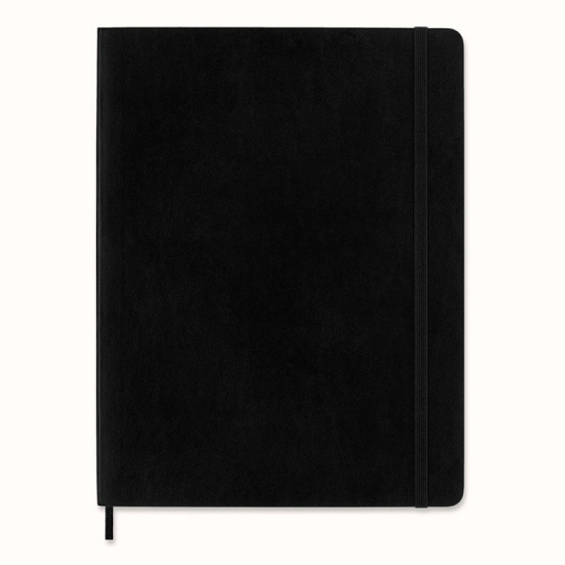 Notes MOLESKINE Classic XL (19x25cm) w linie, miękka oprawa, 192 strony, czarny