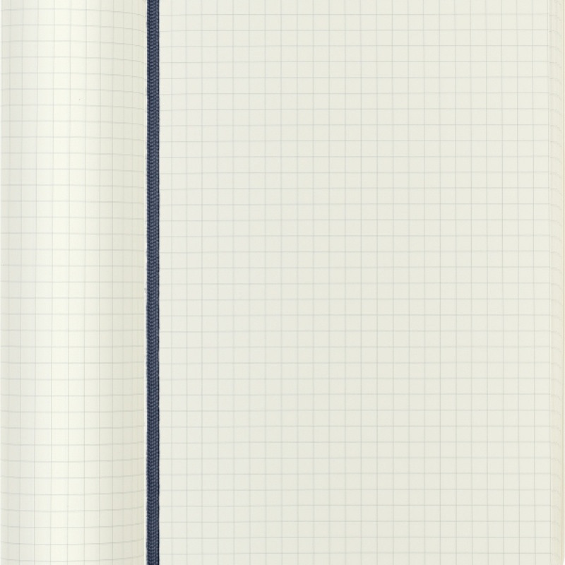 Notes MOLESKINE L (13x21cm) w kratkę, miękka oprawa, sapphire blue, 192 strony, niebieski