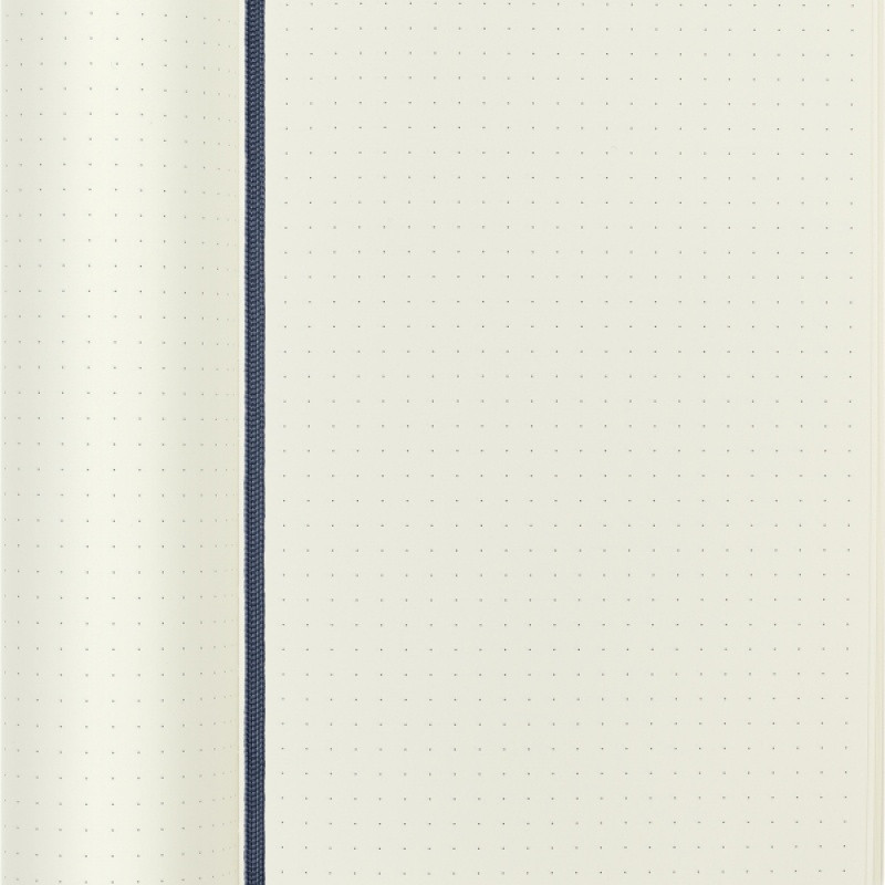 Notes MOLESKINE L (13x21cm) w kropki, miękka oprawa, sapphire blue, 192 strony, niebieski
