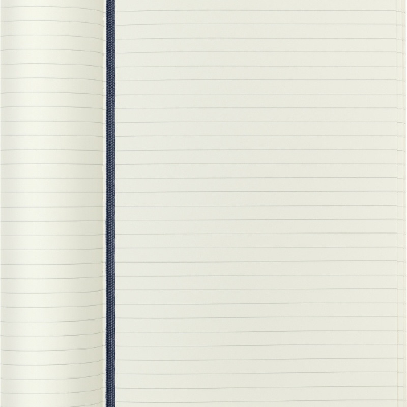 Notes MOLESKINE L (13x21cm) w linie, miękka oprawa, sapphire blue, 192 strony, niebieski