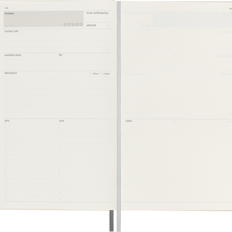 Notes MOLESKINE Passion Journal Wedding, 400 stron