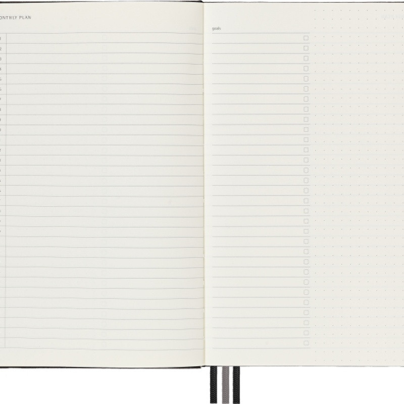 Notes MOLESKINE PRO Project Planner L (13x21 cm) twarda oprawa, czarny