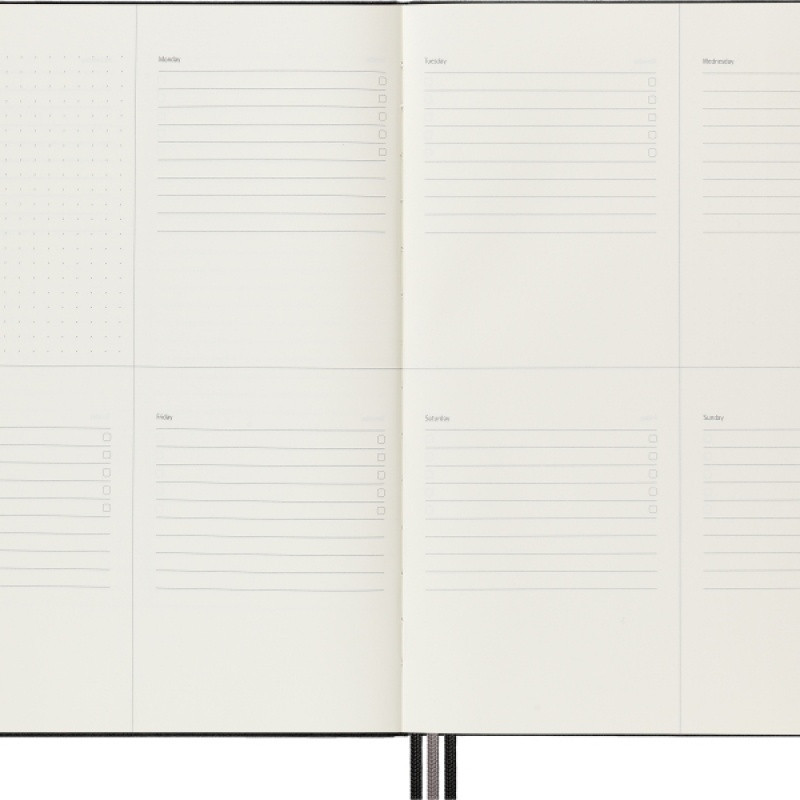 Notes MOLESKINE PRO Project Planner XL (19x25 cm) twarda oprawa, czarny