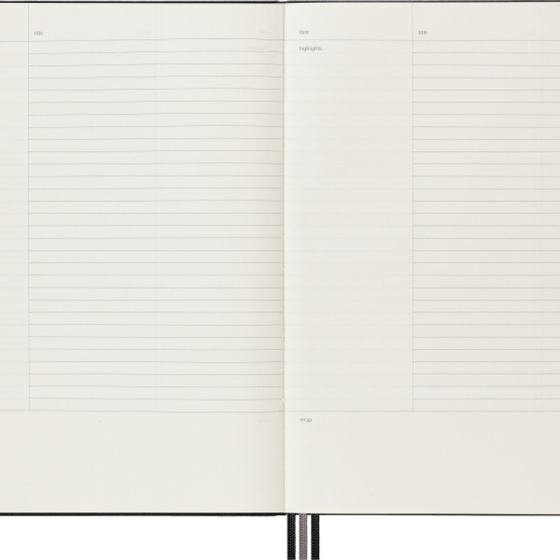 Notes MOLESKINE PRO Project Planner XL (19x25 cm) twarda oprawa, czarny