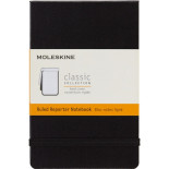 Notes MOLESKINE Reporter P (9x14cm) w linie, twarda oprawa, 192 strony, czarny