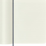 Notes MOLESKINE XL (19x25cm) w linie, miękka oprawa, sapphire blue, 192 strony, niebieski