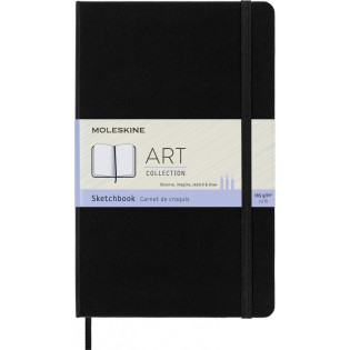Szkicownik MOLESKINE L (13x21cm), twarda oprawa, 104 strony, czarny