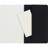 Zestaw 3 Zeszytów MOLESKINE Cahier Journals L (13x21cm) w kratkę, 80 strony, czarny