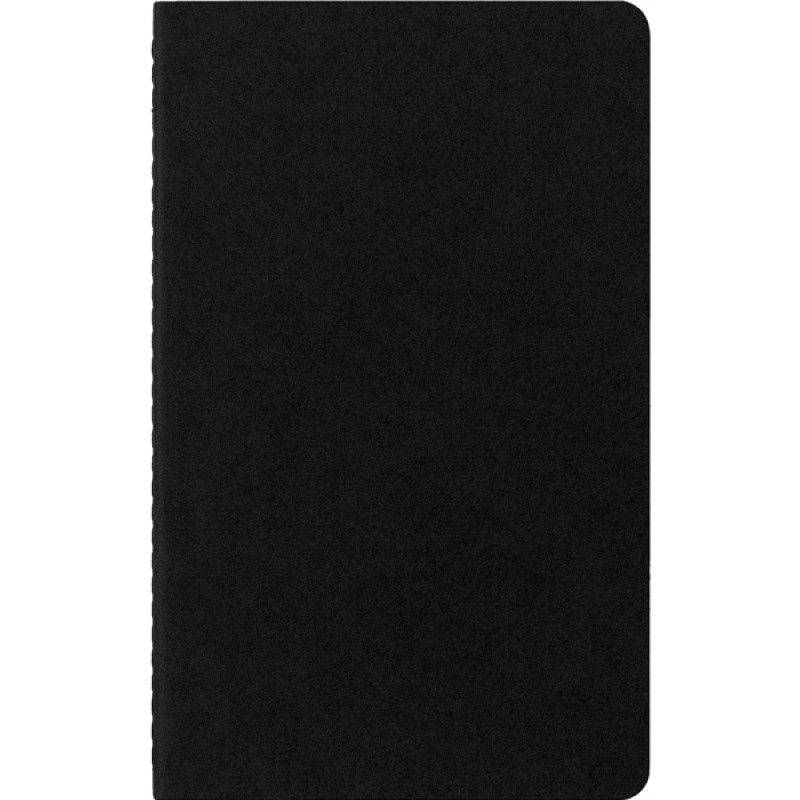 Zestaw 3 Zeszytów MOLESKINE Cahier Journals L (13x21cm) w linie, 80 stron, czarny