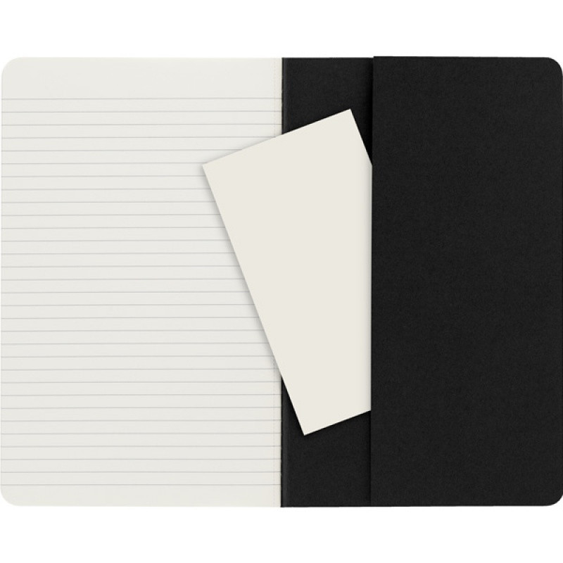 Zestaw 3 Zeszytów MOLESKINE Cahier Journals L (13x21cm) w linie, 80 stron, czarny