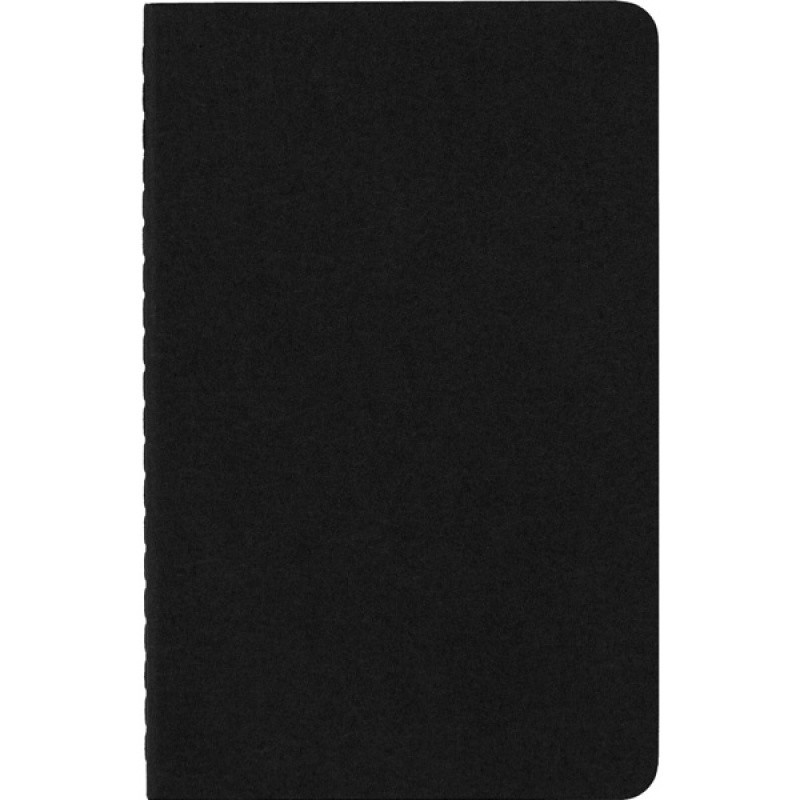 Zestaw 3 Zeszytów MOLESKINE Cahier Journals P (9x14cm) gładki, 64 strony, czarny