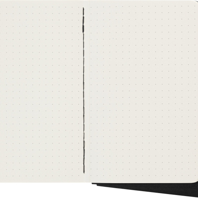 Zestaw 3 Zeszytów MOLESKINE Cahier Journals P (9x14cm) w kropki, 64 strony, czarny