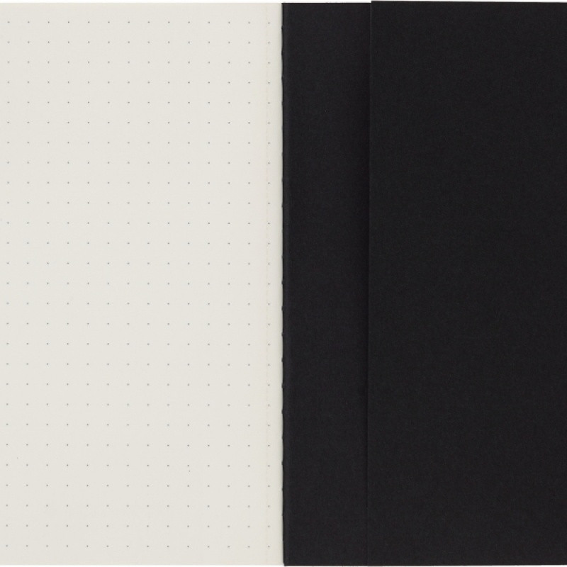 Zestaw 3 Zeszytów MOLESKINE Cahier Journals P (9x14cm) w kropki, 64 strony, czarny