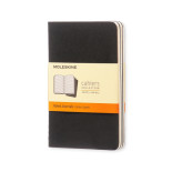 Zestaw 3 Zeszytów MOLESKINE Cahier Journals P (9x14cm) w linie, 64 strony, czarny