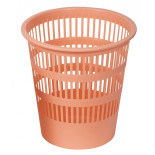 Kosz na śmieci DONAU LIFE, ażurowy, 12l, pastel, pomarańczowy