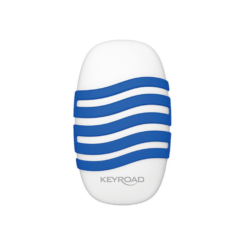 Gumka uniwersalna KEYROAD Wave, blister, mix kolorów