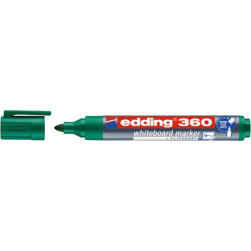 Marker do tablic e-360 EDDING, 1,5-3mm, zielony