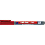Marker do tablic e-361 EDDING, 1mm, czerwony