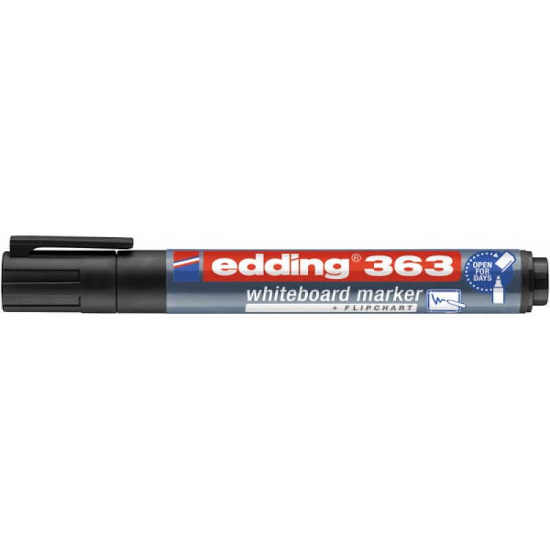 Marker do tablic e-363 EDDING, 1-5mm, czarny