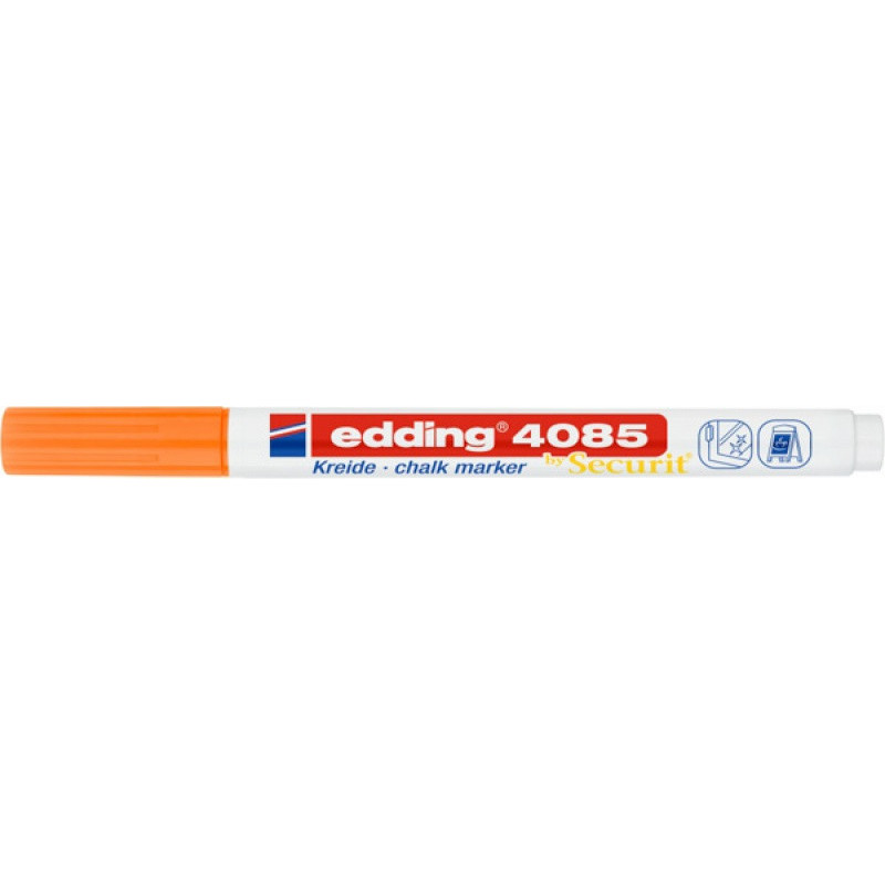 Marker kredowy e-4085 EDDING, 1-2mm, neonowy pomarańczowy
