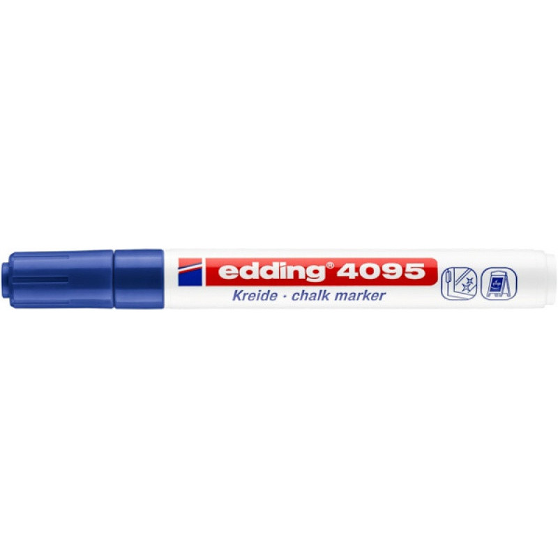 marker kredowy e-4095 EDDING, 2-3mm, niebieski