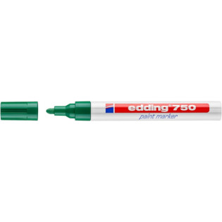 Marker olejowy e-750 EDDING, 2-4mm, zielony