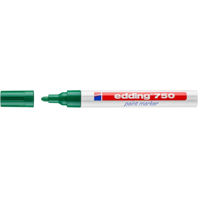 Marker olejowy e-750 EDDING, 2-4mm, zielony