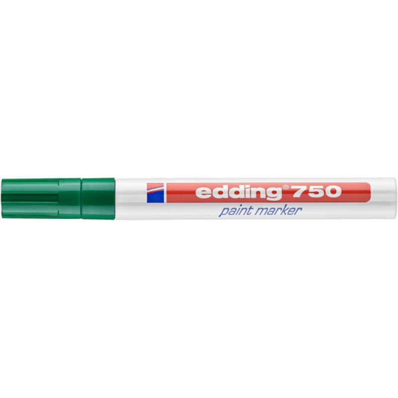 Marker olejowy e-750 EDDING, 2-4mm, zielony