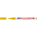 Marker olejowy e-751 EDDING, 1-2 mm, żółty